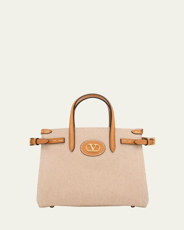 Antibes Medium Canvas Shopping Tote Bag